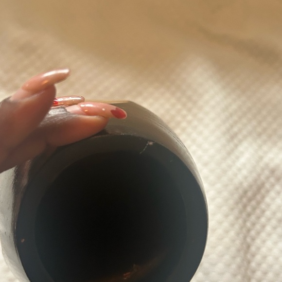 Wood Brown Decorative Vase Rustic Decor - Picture 5 of 5